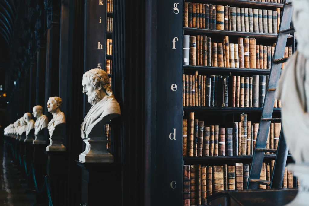 Law firm library representing secure IT services for law firms