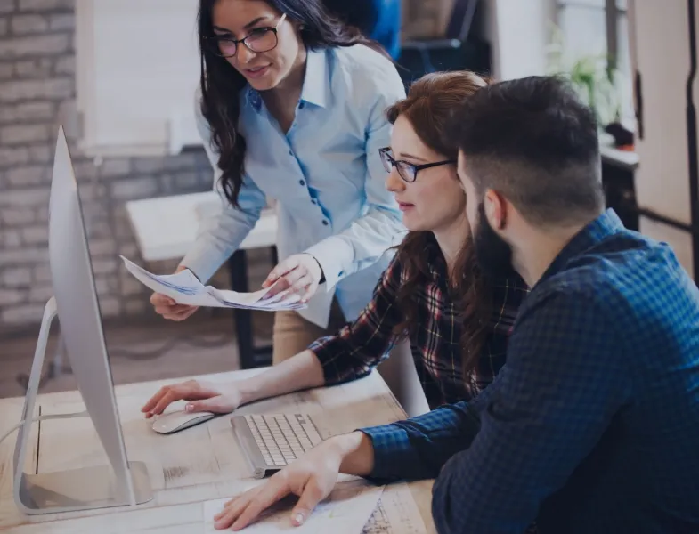 Venus Systems IT support team helping a business client in Toronto